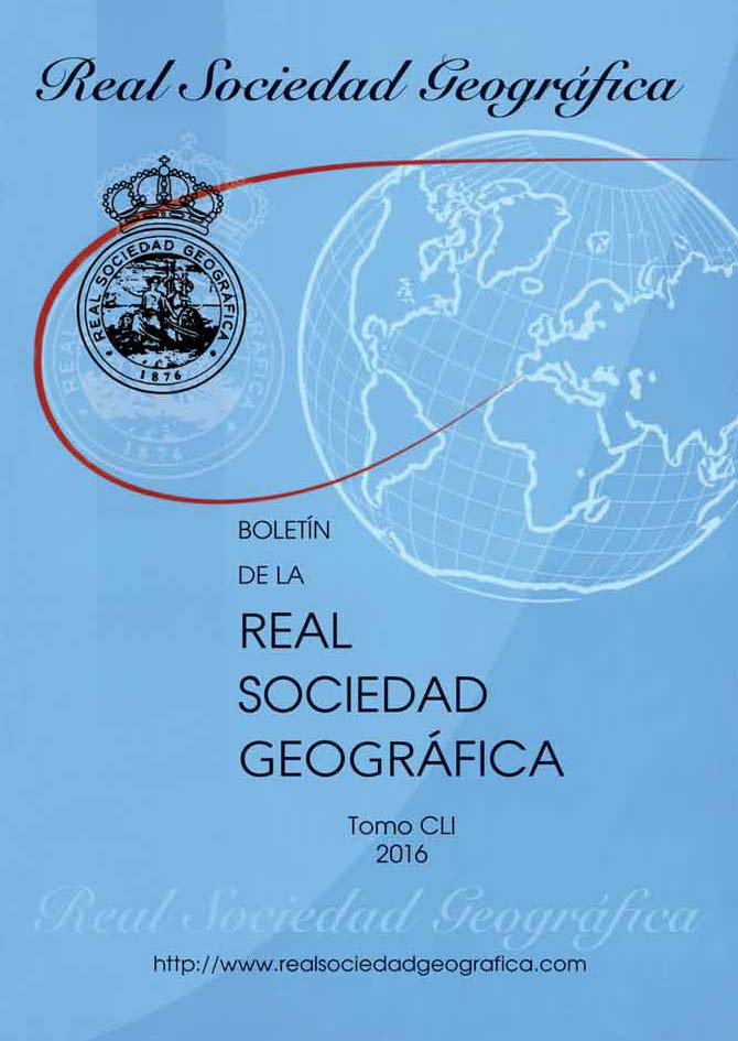 Boletín RSG Tomo CLI (2016)
